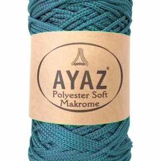 Ayaz Polyester Soft Macrame Thread 250g Copper – 1507