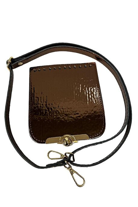 ADJUSTABLE LEATHER BAG HANDLE 2 CM NAVY BLUE