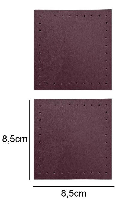 30 CM NAVY BLUE LEATHER BAG ZIPPER