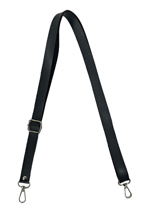 ADJUSTABLE LEATHER BAG HANDLE 2 CM CLARET RED