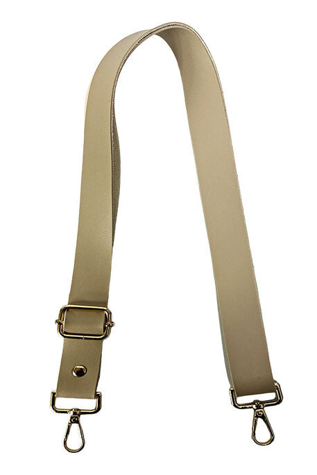 ADJUSTABLE LEATHER BAG HANDLE 2.5 CM NAVY BLUE