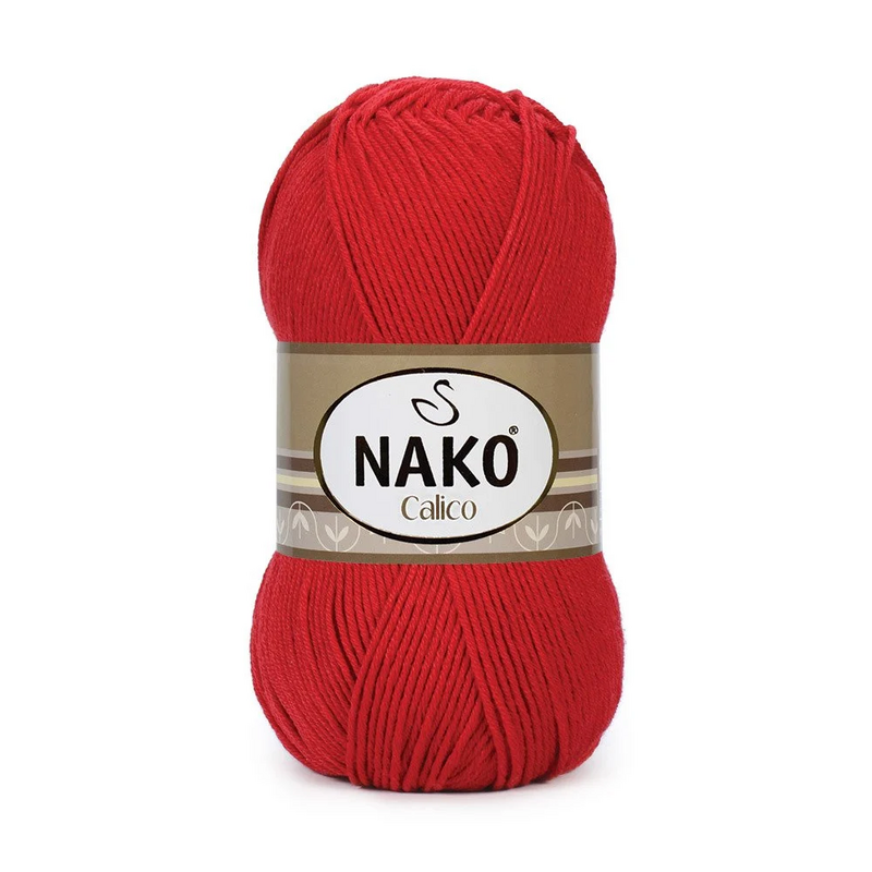 Nako Calico Hand Knitting Yarn | Orange 4570