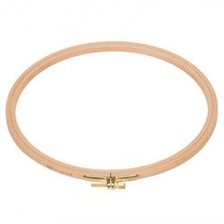 -NURGE 24 MM. SCREWED WOOD EMBROIDERY HOOP NO: 4