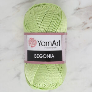 YarnArt Begonia 50g Green Hand Knitting Yarn - 5352