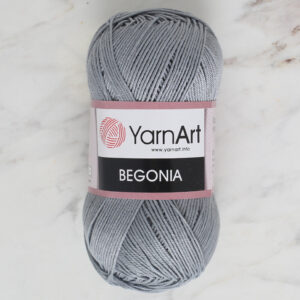 YarnArt Begonia 50g Grey Hand Knitting Yarn - 5326