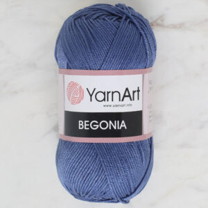 YarnArt Begonia 50g Blue Hand Knitting Yarn - 0154