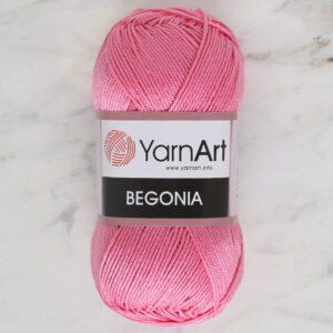 YarnArt Begonia 50g Pink Hand Knitting Yarn - 5001