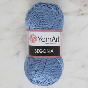 YarnArt Begonia 50g Blue Hand Knitting Yarn - 5351