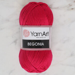 YarnArt Begonia 50g Red Hand Knitting Yarn - 6358
