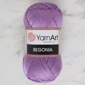 YarnArt Begonia 50g Purple Hand Knitting Yarn - 6309