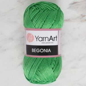 YarnArt Begonia 50g Green Hand Knitting Yarn - 6332
