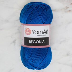 YarnArt Begonia 50g Blue Hand Knitting Yarn - 4915