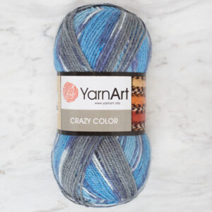 YarnArt Crazy Color Variegated Hand Knitting Yarn - 134