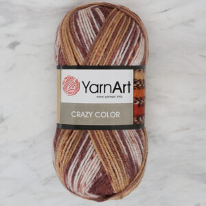 YarnArt Crazy Color Variegated Hand Knitting Yarn - 138
