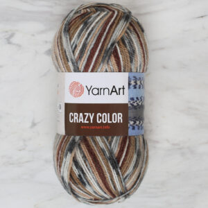 YarnArt Crazy Color Variegated Hand Knitting Yarn - 158
