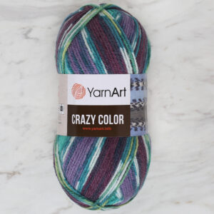 YarnArt Crazy Color Variegated Hand Knitting Yarn - 178