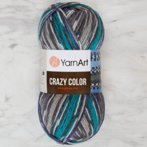 YarnArt Crazy Color Variegated Hand Knitting Yarn - 181