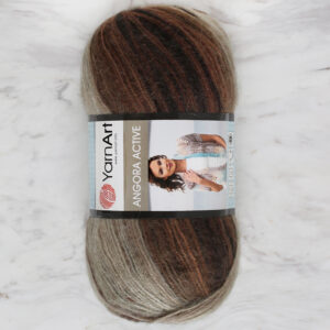 YarnArt Angora Active Brown Hand Knitting Yarn - 849