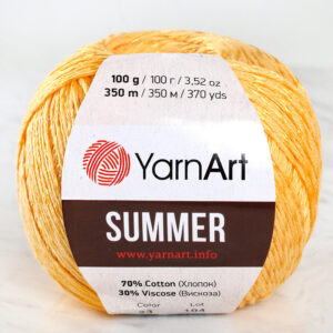 Yarnart Summer Yellow Hand Knitting Yarn - 23