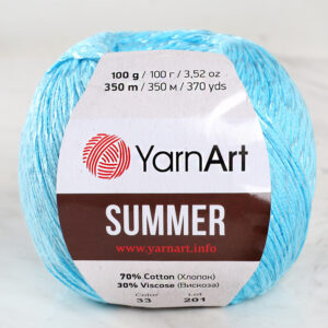 Yarnart Summer Blue Hand Knitting Yarn - 33