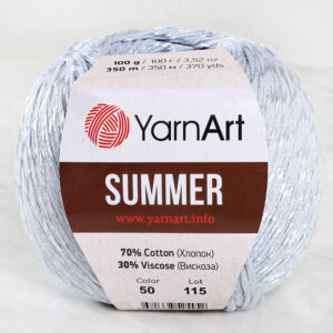 Yarnart Summer Grey Hand Knitting Yarn - 50