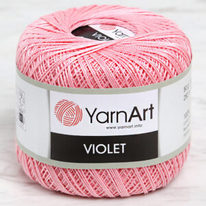 Yarnart Violet Pink Lace Yarn - 6313