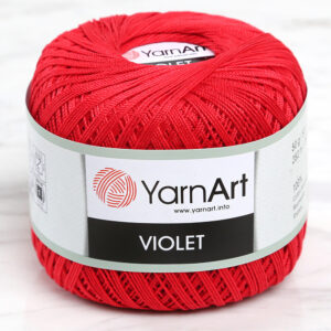 Yarnart Violet Red Lace Yarn - 6328