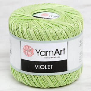 Yarnart Violet Green Lace Yarn - 5352