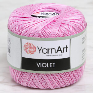 Yarnart Violet Pink Lace Yarn - 319