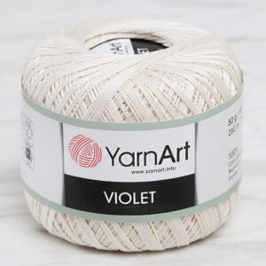 Yarnart Violet Beige Lace Thread - 6194