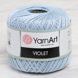 Yarnart Violet Light Blue Lace Yarn - 4917