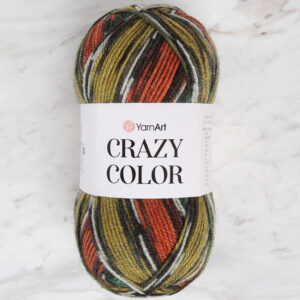 YarnArt Crazy Color Variegated Hand Knitting Yarn - 163