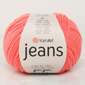 YarnArt Jeans Coral Hand Knitting Yarn - 61