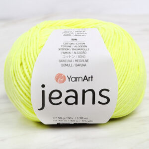 YarnArt Jeans Yellow Hand Knitting Yarn - 58