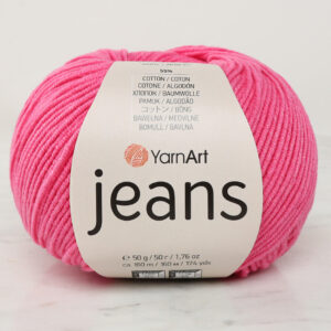 YarnArt Jeans Pink Hand Knitting Yarn - 42