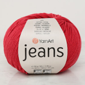 YarnArt Jeans Burgundy Hand Knitting Yarn - 51
