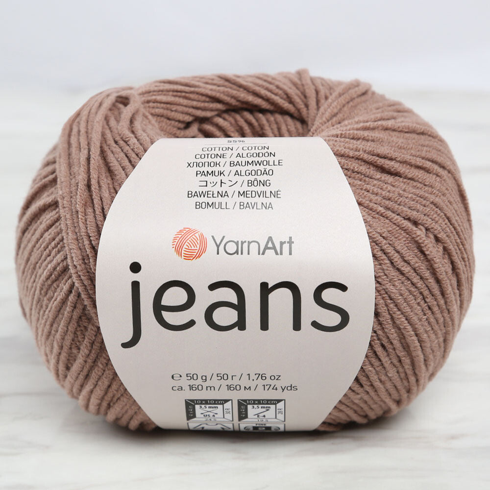 YarnArt Jeans Brown Hand Knitting Yarn – 71