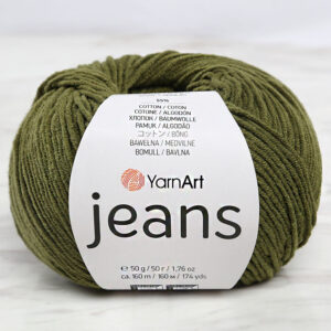 Yarnart Jeans Dark Green Hand Knitting Yarn - 82