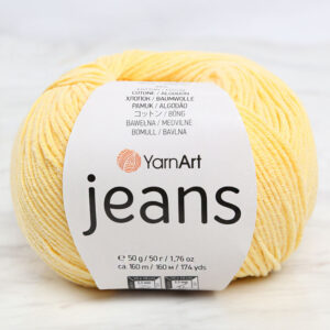 Yarnart Jeans Light Yellow Hand Knitting Yarn - 88