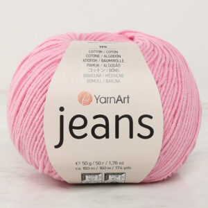 YarnArt Jeans Pink Hand Knitting Yarn - 36