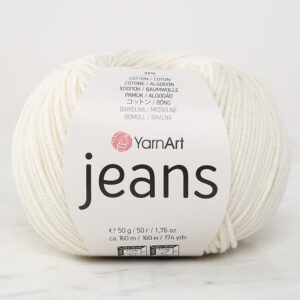 YarnArt Jeans Cream Hand Knitting Yarn - 03