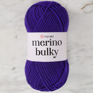Yarnart Merino Bulky Purple Hand Knitting Yarn - 556