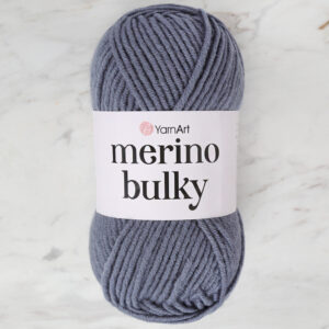 Yarnart Merino Bulky Grey Hand Knitting Yarn - 3088