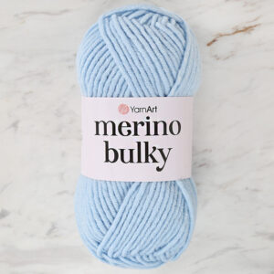 YarnArt Merino Bulky Light Blue Hand Knitting Yarn - 215