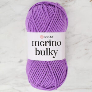 YarnArt Merino Bulky Light Purple Hand Knitting Yarn - 9561