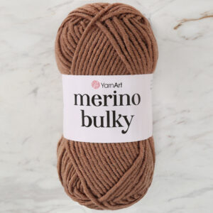 Yarnart Merino Bulky Brown Hand Knitting Yarn - 514
