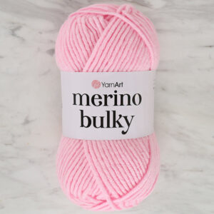 Yarnart Merino Bulky Pink Hand Knitting Yarn - 217