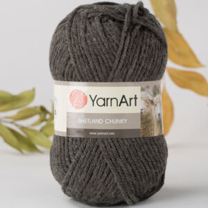 Yarnart Shetland Chunky Gray Hand Knitting Yarn - 631