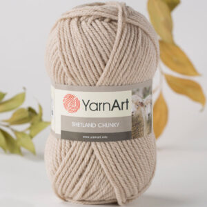 Yarnart Shetland Chunky Beige Hand Knitting Yarn - 604