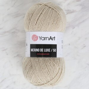 Yarnart Merino De Lux 50 Moss Green Hand Knitting Yarn - 33